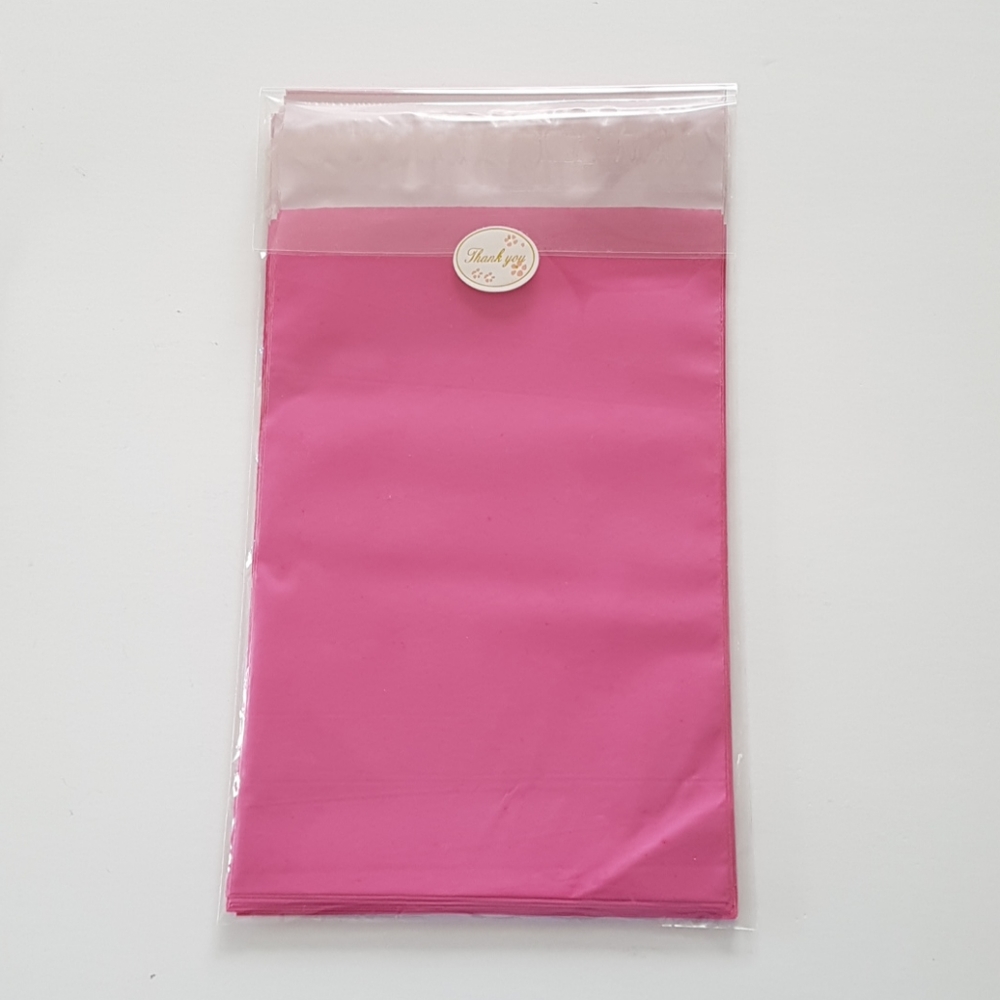 25 pcs Pink Poly Mailers 6"9" inch